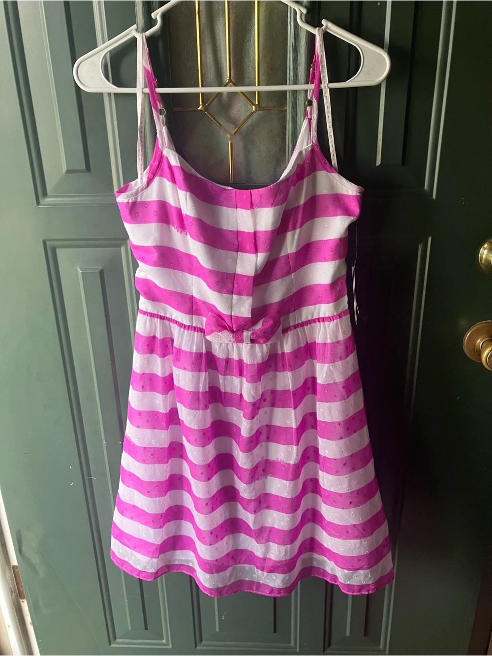 Lilly Pulitzer Pink and White Striped Eyelet Sundress